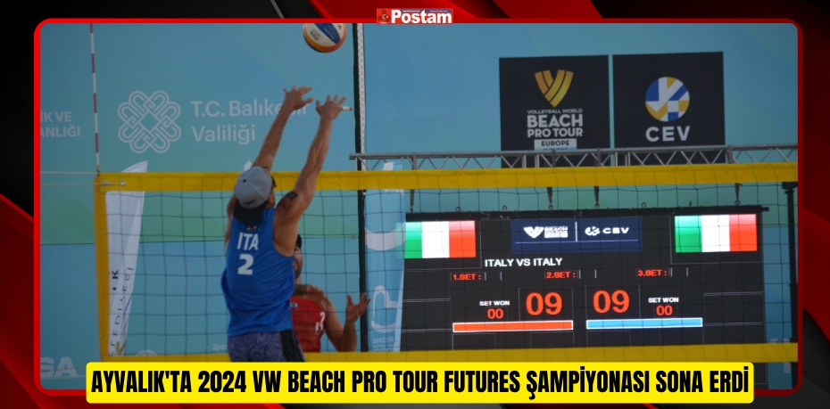 Ayvalık'ta 2024 VW Beach Pro Tour Futures şampiyonası sona erdi