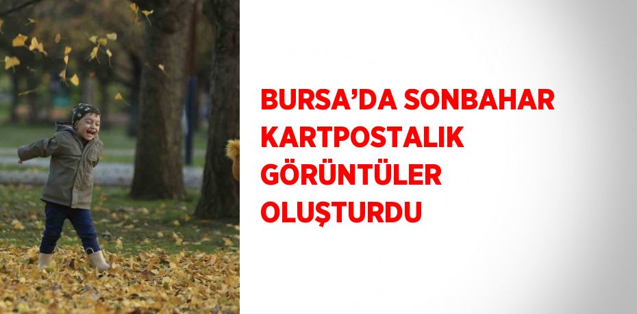 BURSA’DA SONBAHAR KARTPOSTALIK GÖRÜNTÜLER OLUŞTURDU