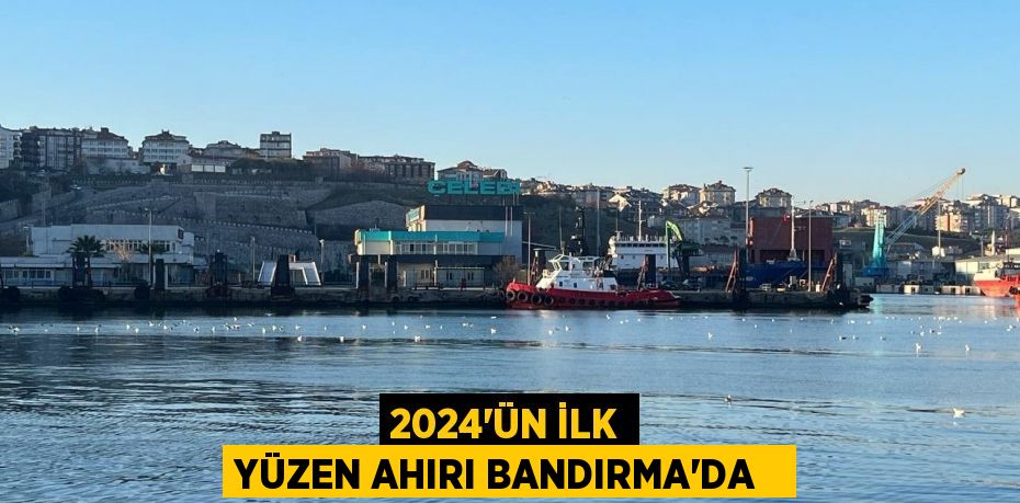 2024'ün ilk yüzen ahırı Bandırma'da  