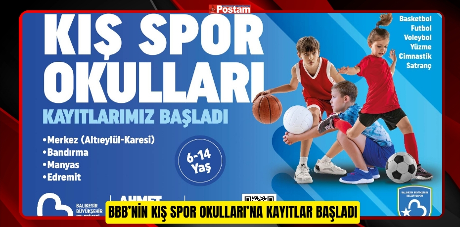 BBB’nin Kış Spor Okulları’na kayıtlar başladı