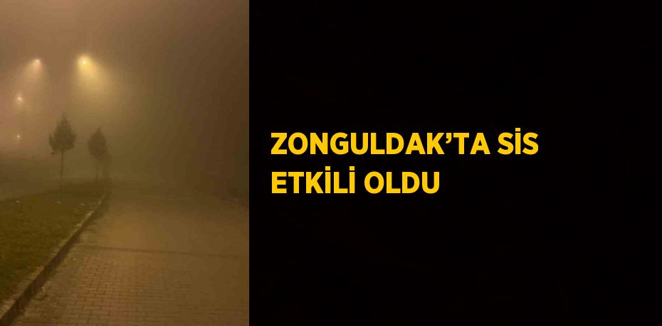 ZONGULDAK’TA SİS ETKİLİ OLDU