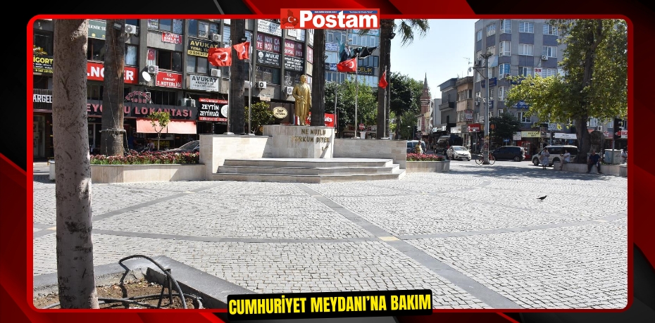 Cumhuriyet Meydanı’na bakım