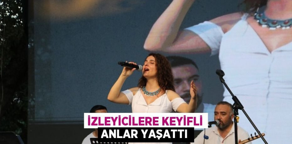 İzleyicilere keyifli anlar yaşattı