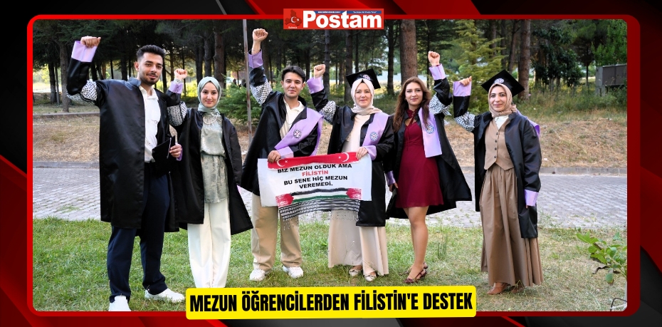 Mezun öğrencilerden Filistin'e destek 