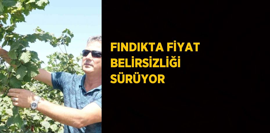 FINDIKTA FİYAT BELİRSİZLİĞİ SÜRÜYOR