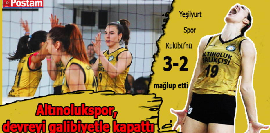 Altınolukspor, devreyi galibiyetle kapattı