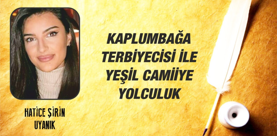 KAPLUMBAĞA TERBİYECİSİ İLE YEŞİL CAMİİYE YOLCULUK