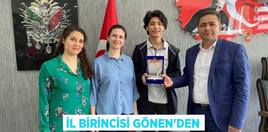 İl birincisi Gönen'den