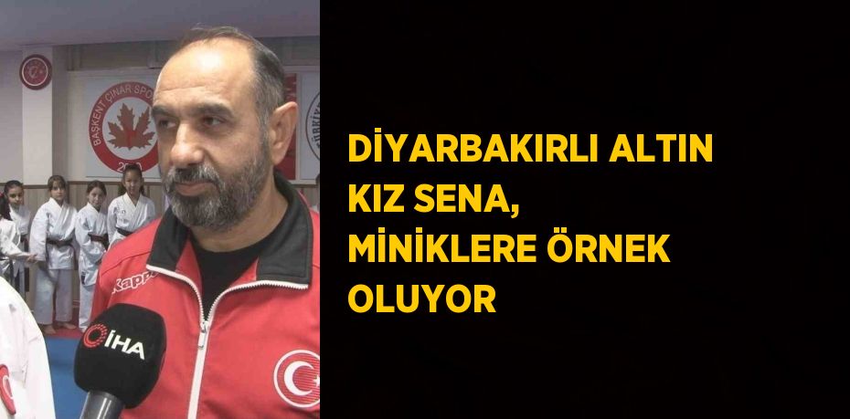 DİYARBAKIRLI ALTIN KIZ SENA, MİNİKLERE ÖRNEK OLUYOR