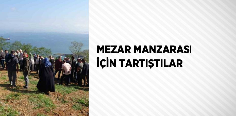 MEZAR MANZARASI İÇİN TARTIŞTILAR