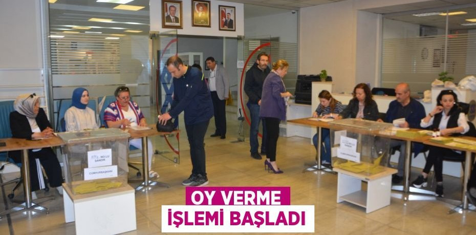 Oy verme işlemi başladı