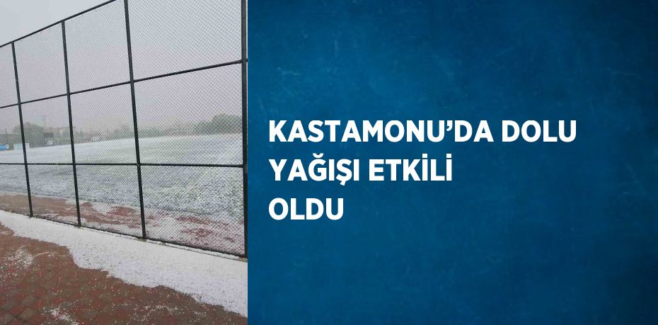 KASTAMONU’DA DOLU YAĞIŞI ETKİLİ OLDU