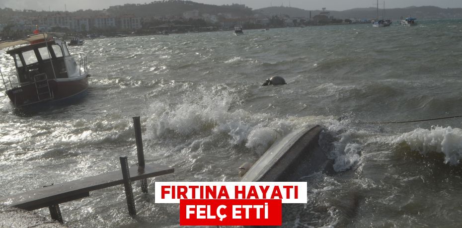 Fırtına Hayatı Felç Etti 