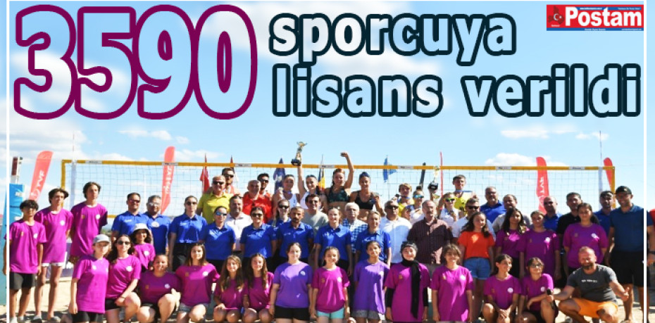 3590 sporcuya lisans verildi