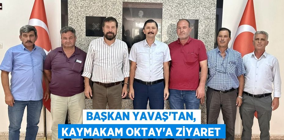 Başkan Yavaş'tan, Kaymakam Oktay'a ziyaret