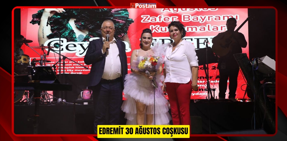 Edremit 30 Ağustos coşkusu