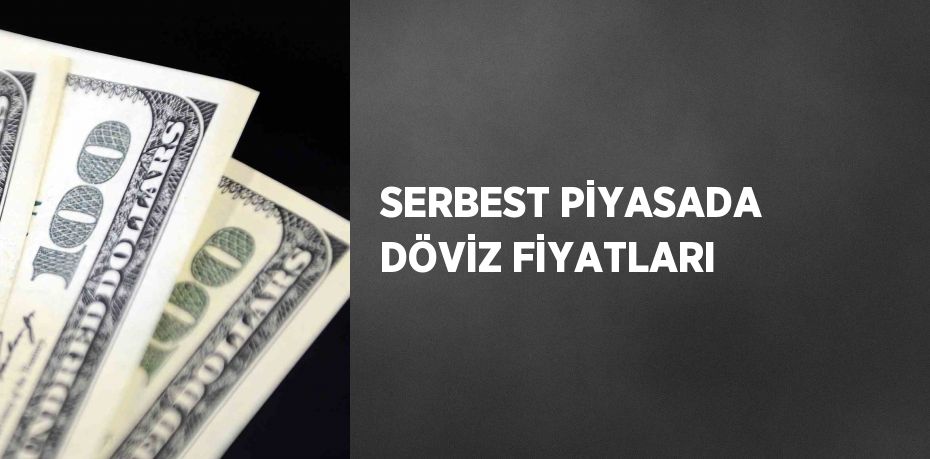 SERBEST PİYASADA DÖVİZ FİYATLARI