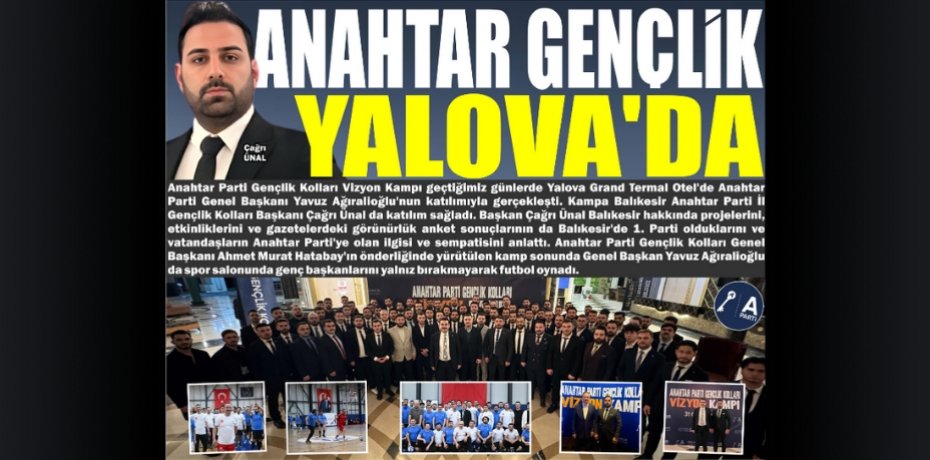 ANAHTAR GENÇLİK YALOVA’DA