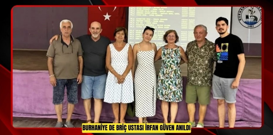 Burhaniye de briç ustası İrfan Güven anıldı