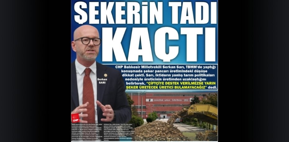ŞEKERİN TADI KAÇTI