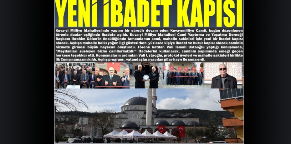 YENİ İBADET KAPISI