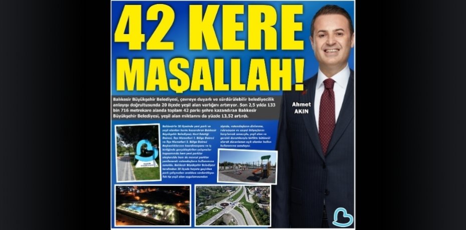 42 KERE MAŞALLAH!