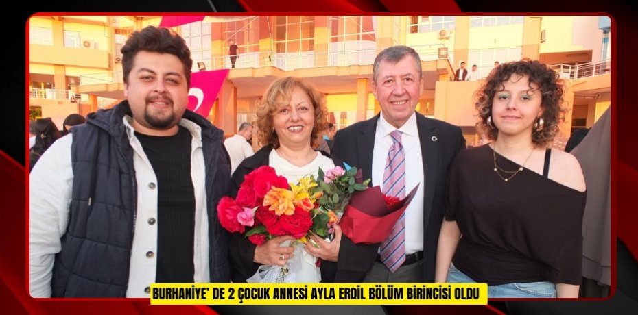 Burhaniye’ de 2 çocuk annesi Ayla Erdil bölüm birincisi oldu