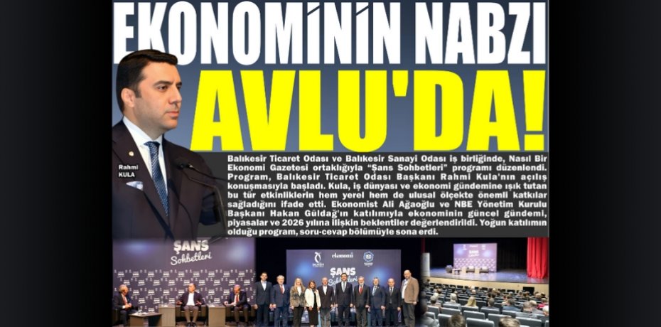 EKONOMİNİN NABZI AVLU’DA!