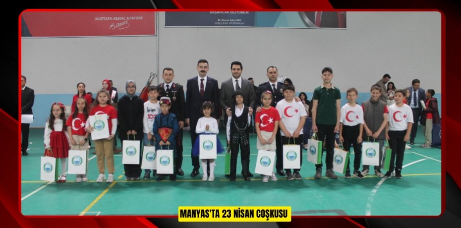 Manyas'ta 23 Nisan coşkusu